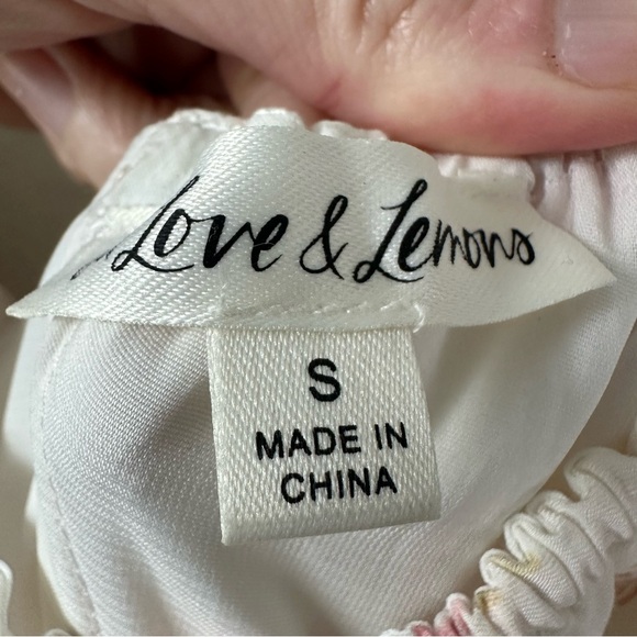 For Love & Lemons Lynne Midi Dress in White SZ S - Picture 6 of 10